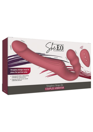 Gode-ceinture She.E.O Strapless Strap-On Vibrator