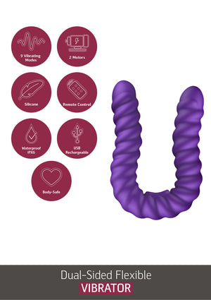 Vibromasseur She.E.O Dual-Sided Flexible Vibrator