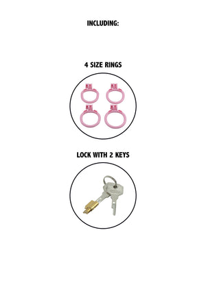 Accessoire BDSM Hidden Desire Sissy Trainer Cock Lock X-Short