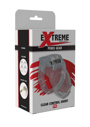 Accessoire BDSM Hidden Desire Clear Control Cock Cage Short