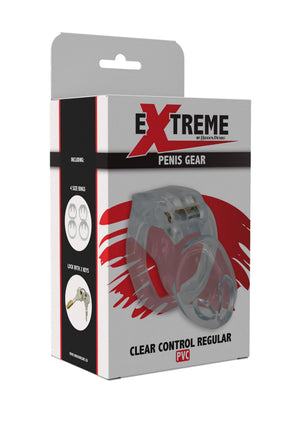 Accessoire BDSM Hidden Desire Clear Control Cock Cage Regular