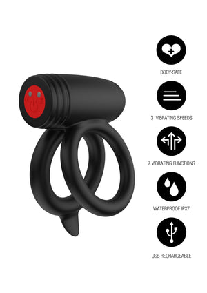 Performance masculine Hidden Desire Elite Power Twin C-Ring