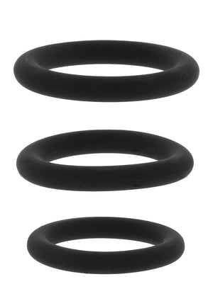 Performance masculine Hidden Desire Stamina Starter C-Rings 3 Pcs Set