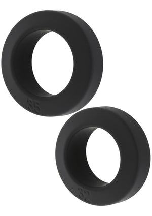 Performance masculine Hidden Desire Double Stackers C-Rings 2 Pcs Set L