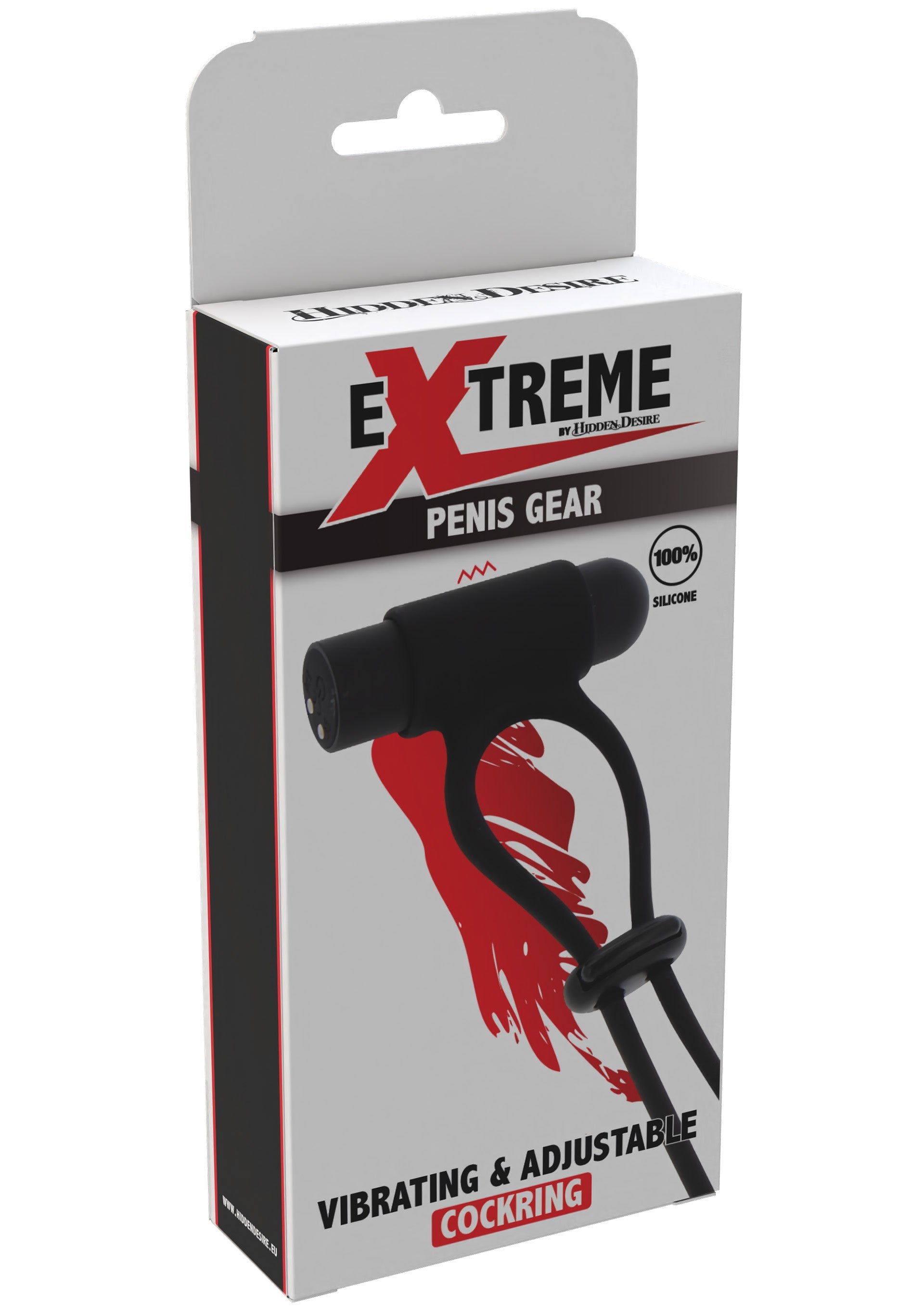 Performance masculine Hidden Desire Vibrating & Adjustable C-Ring