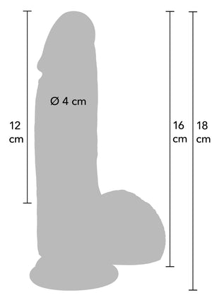Dildo Hidden Desire Realistic Dildo Liquid Silicone 16 cm