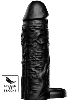 Performance masculine Hidden Desire Penis Sleeve Liquid Silicone Ring 15 cm