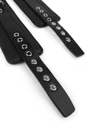 Accessoire BDSM Avanza Croc-Embossed Ankle Cuffs