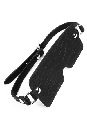 Accessoire BDSM Avanza Croc-Embossed Blindfold