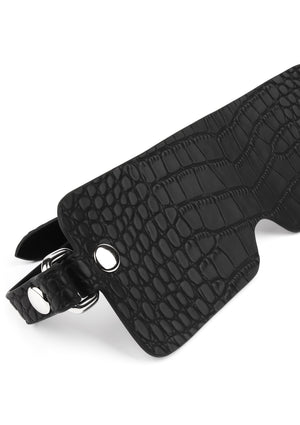Accessoire BDSM Avanza Croc-Embossed Blindfold