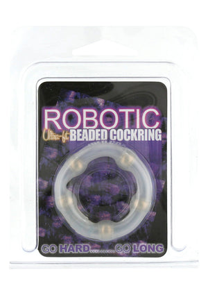 Performance masculine Seven Creations Robotic Beaded Cockring
