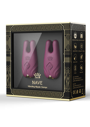Accessoire BDSM Zalo Nave Vibrating Nipple Clamps