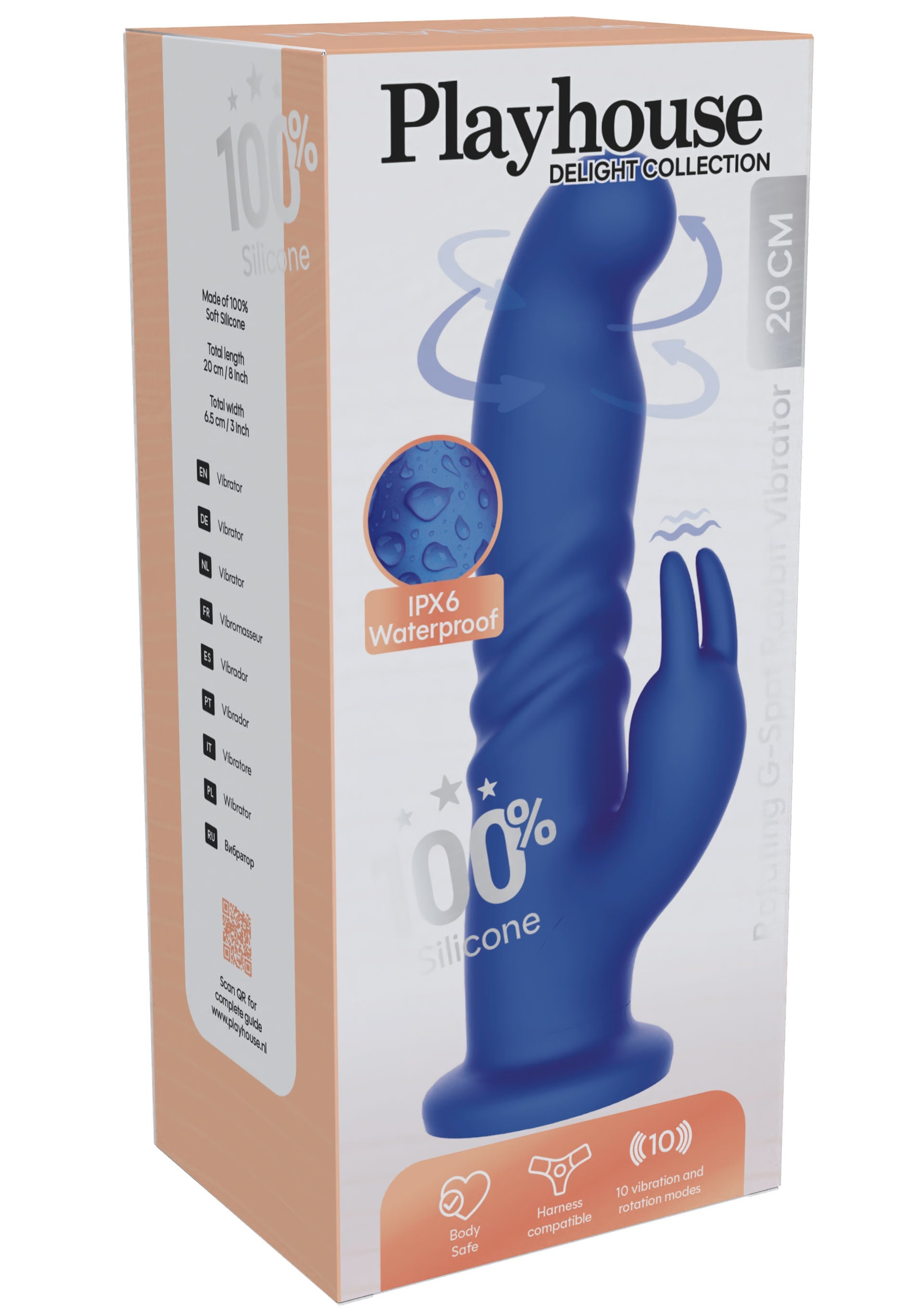 Vibromasseur Playhouse Rotating G-Spot Rabbit Vibrator