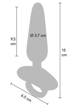 Jouet anal Playhouse Slim Anal Plug Vibrating + Remote