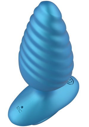 Jouet anal Playhouse Ribbed Anal Plug Vibrating + Remote