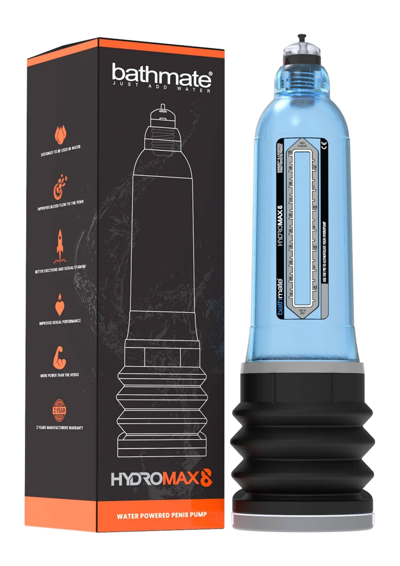 Performance masculine Bathmate HydroMax 8