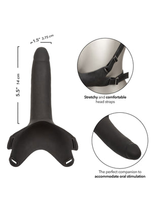 Gode-ceinture CalExotics Silicone Dong – Black
