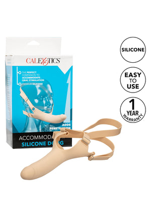 Gode-ceinture CalExotics Silicone Dong – Black