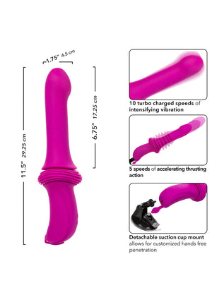 Vibromasseur CalExotics Sex Machine Smooth Thruster
