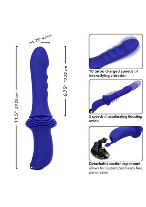 Vibromasseur CalExotics Sex Machine Ridged Thruster