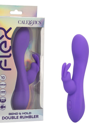 Vibromasseur CalExotics Bend & Hold Double Rumbler Vibrator