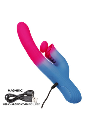 Vibromasseur CalExotics Dual Stimulator Thrusting Vibrator