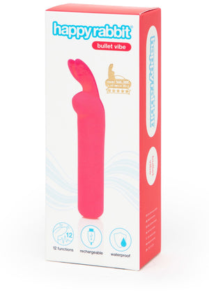 Stimulateur Happy Rabbit Silicone Rabbit Ears Bullet