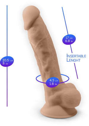 Dildo Silex-D Dildo Vibrating Model 8 inch