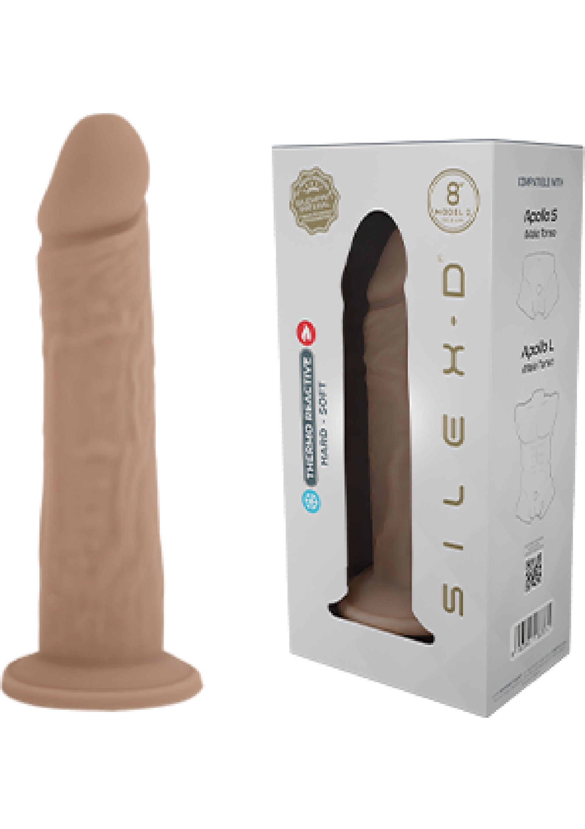 Dildo Silex-D Silicone Dong Model 8 inch