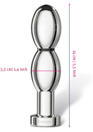Jouet anal MyStim Oh-Thello Oval Plug
