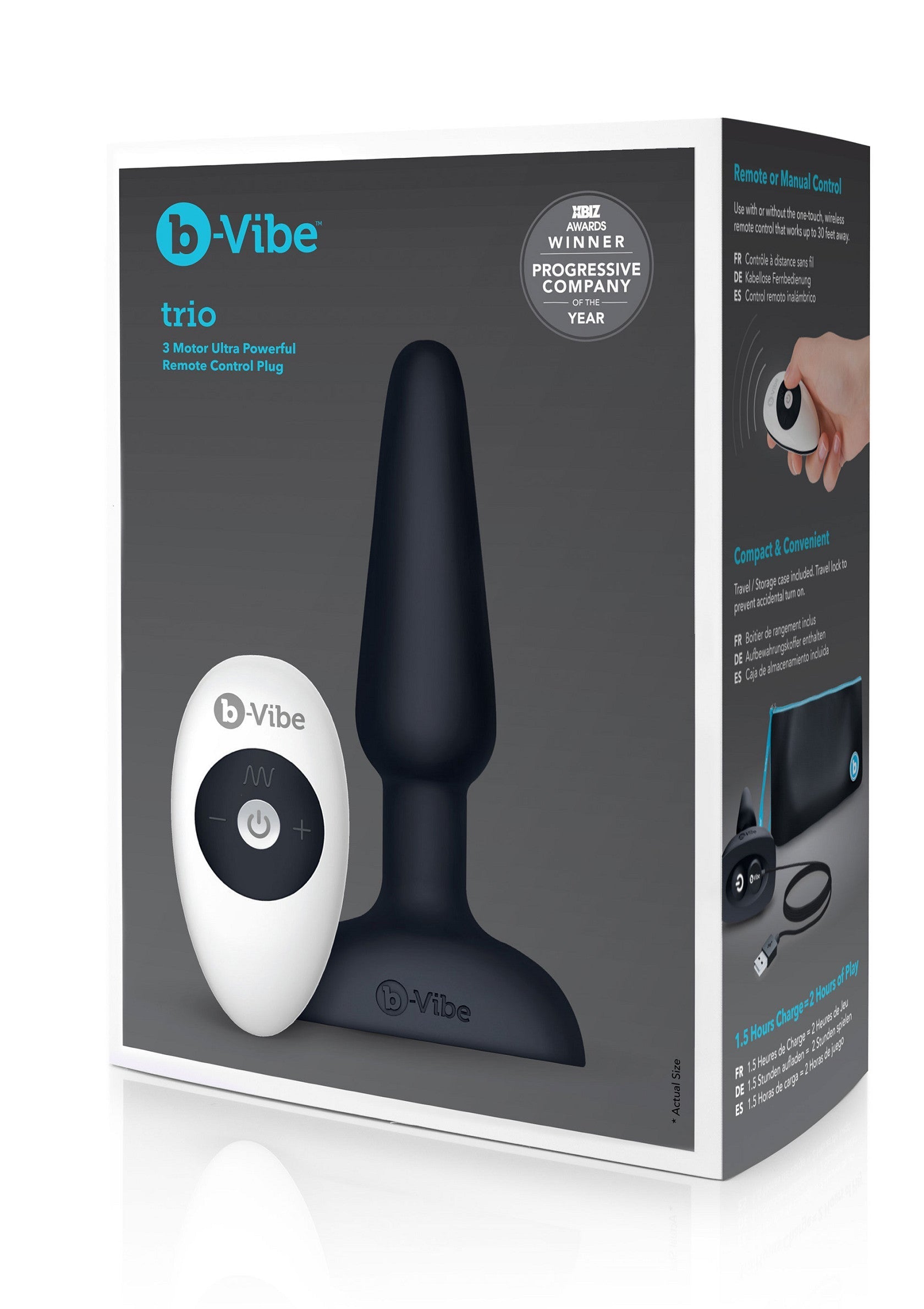 B-Vibe Trio Vibrerende Analplug
