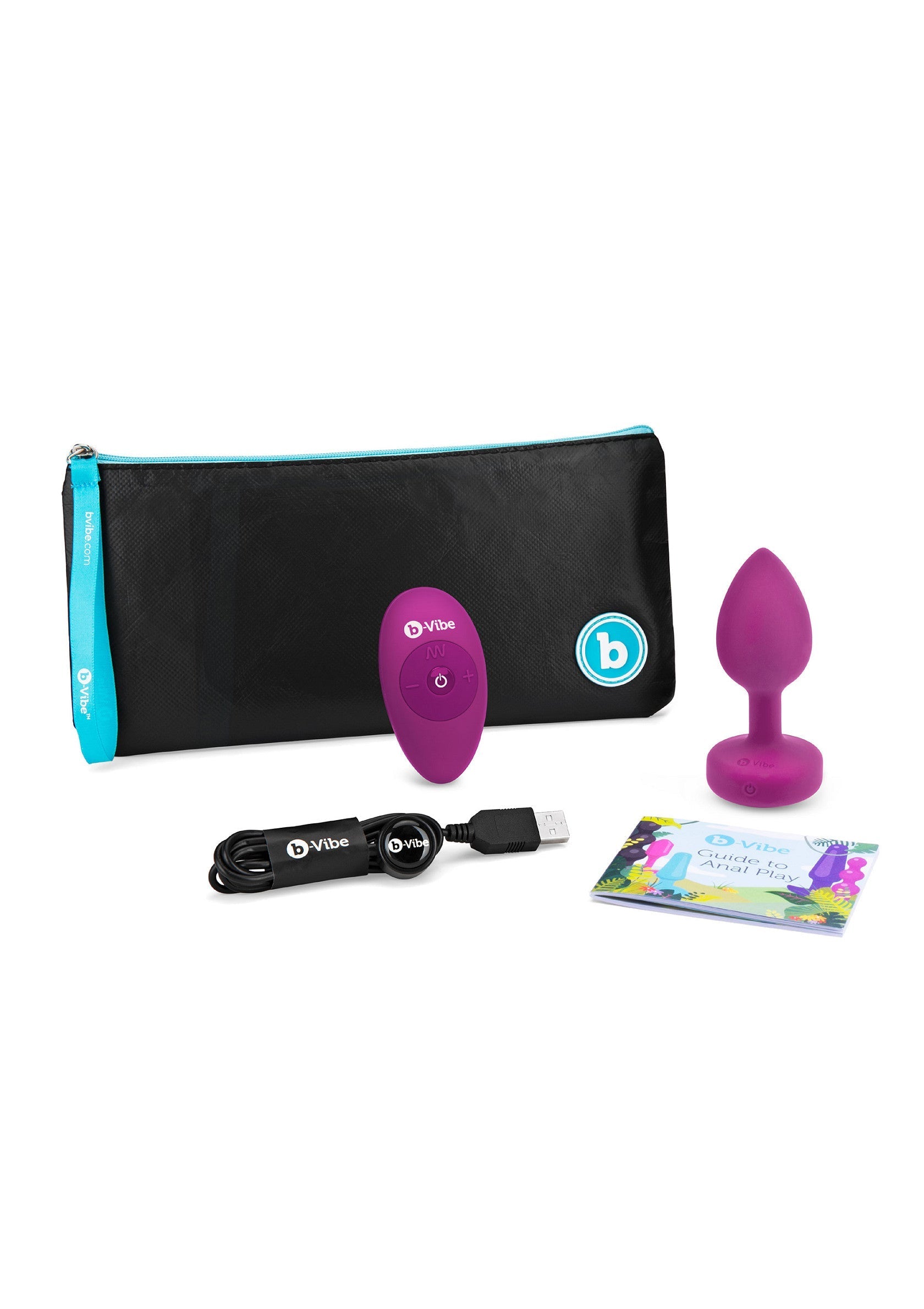 B-Vibe Vibrerende Smykke Analplug S/M