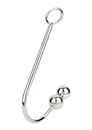 Accessoire BDSM Mr. Steel Anal Hook Double Balls 40+40mm