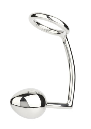 Performance masculine Mr. Steel Ass Hitch Egg 45 mm / Ring 45 mm