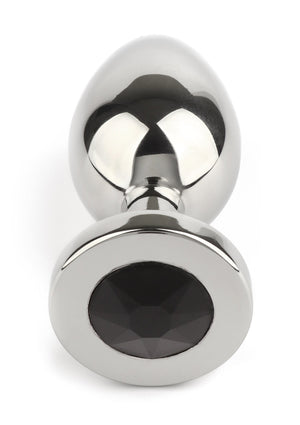 Jouet anal Mr. Steel Jewled Butt Plug Medium