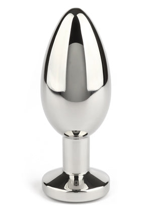 Jouet anal Mr. Steel Jewled Butt Plug Large