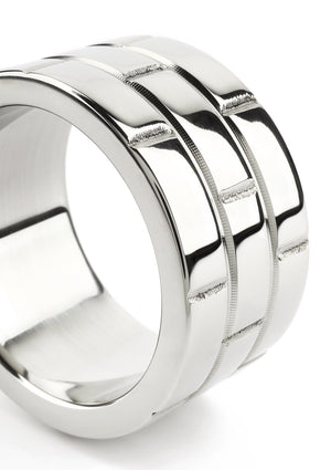 Performance masculine Mr. Steel The Wall C-Ring 40mm