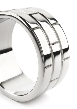Performance masculine Mr. Steel The Wall C-Ring 50mm