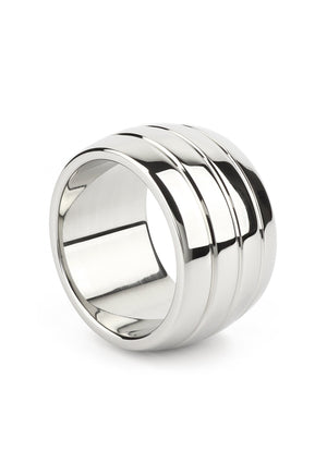 Performance masculine Mr. Steel Oval Barrel C-Ring 40mm
