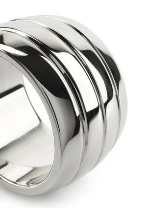 Performance masculine Mr. Steel Oval Barrel C-Ring 40mm