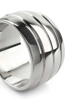 Performance masculine Mr. Steel Oval Barrel C-Ring 45mm