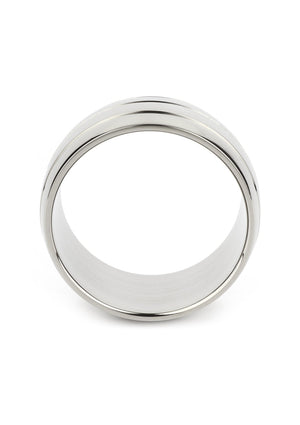 Performance masculine Mr. Steel Oval Barrel C-Ring 55mm