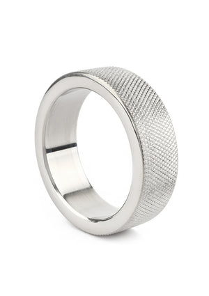 Performance masculine Mr. Steel CrissCross C-Ring 40mm
