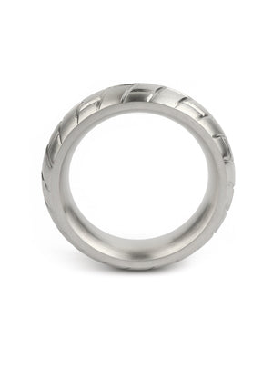 Performance masculine Mr. Steel MeGa Tire C-Ring Satin 45mm