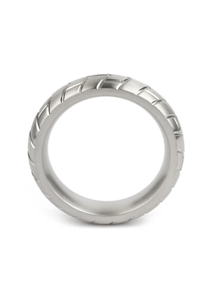 Performance masculine Mr. Steel MeGa Tire C-Ring Satin 50mm