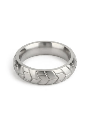Performance masculine Mr. Steel MeGa Tire C-Ring Satin 50mm