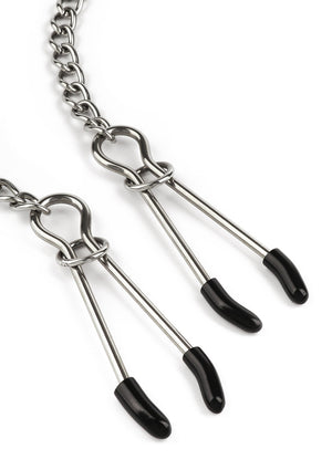 Accessoire BDSM Mr. Steel Tweezer Nipple Clamps