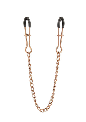 Accessoire BDSM Mr. Steel Tweezer Nipple Clamps Gold