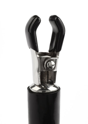 Accessoire BDSM Mr. Steel Barrel Tit Clamps With Ring