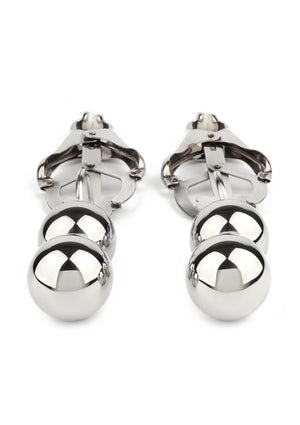 Accessoire BDSM Mr. Steel Clover Nipple Clamps Weight